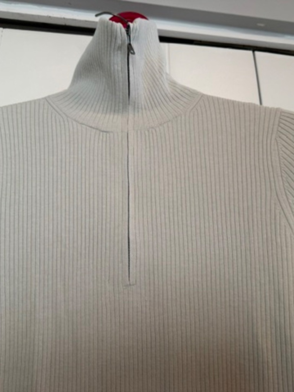 UNIQLO Half-Zip Knit Dress - Bone Color - Size S